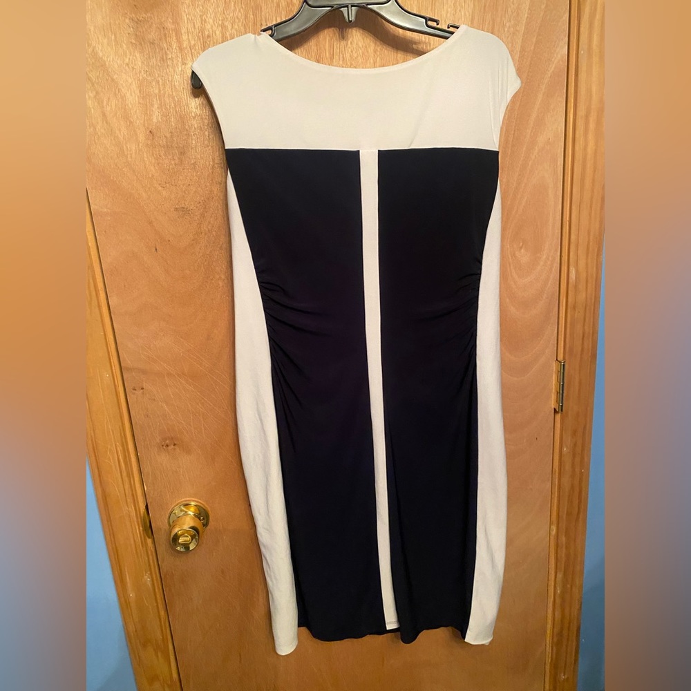 Elegant Black and White Dress